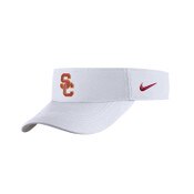 USC Trojans Nike White SC Interlock Dri Fit Adjustable Visor